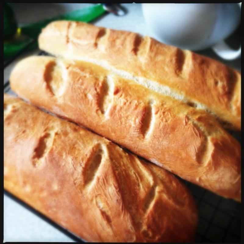 Parisian Bread Ingredients: Flour, Water, Yeast, and Salt