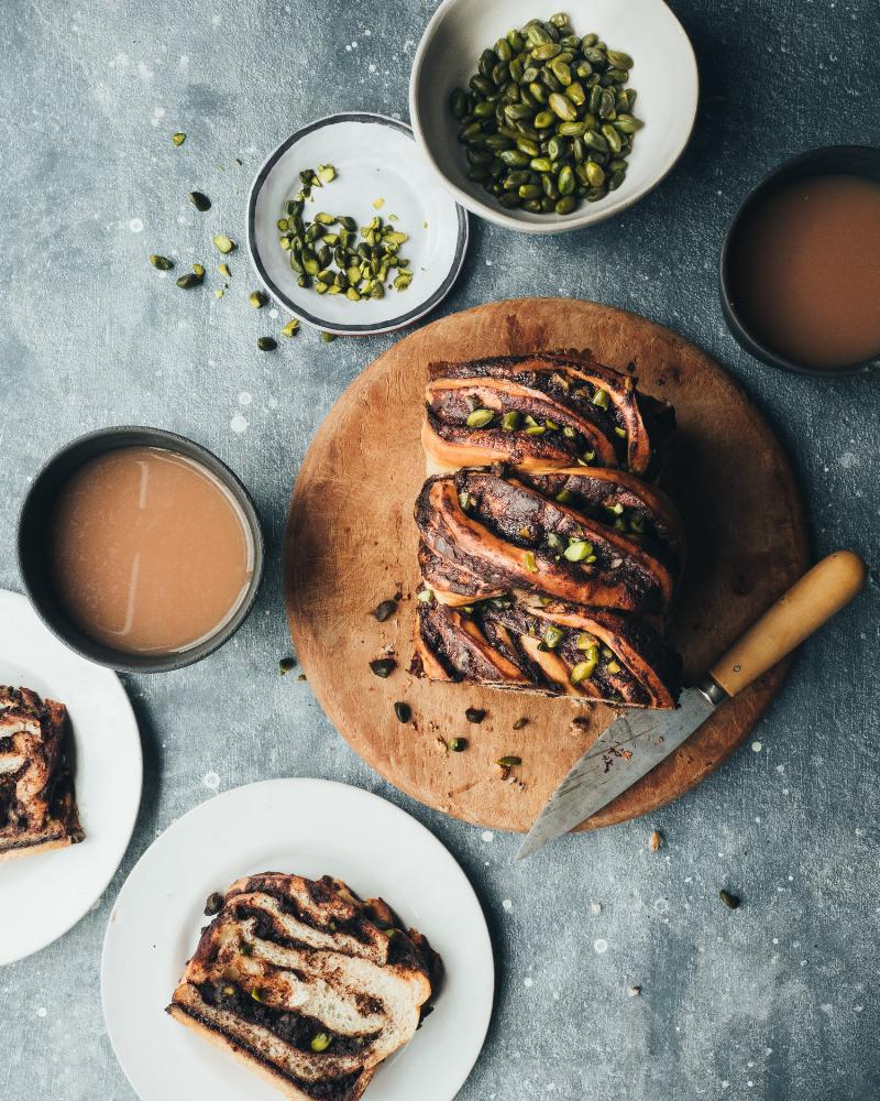 Perfect Chocolate Bread Loaf Fresh from the Oven