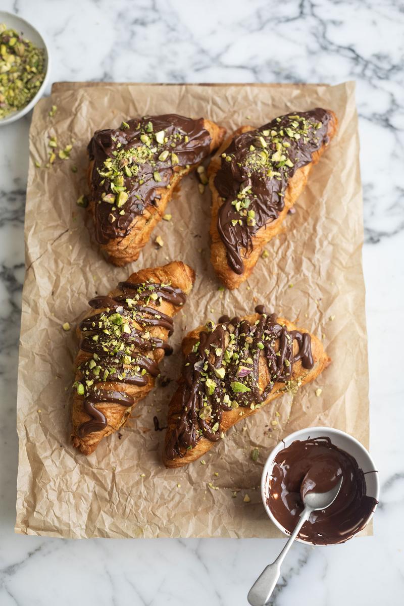 Perfectly Baked Chocolate Croissants