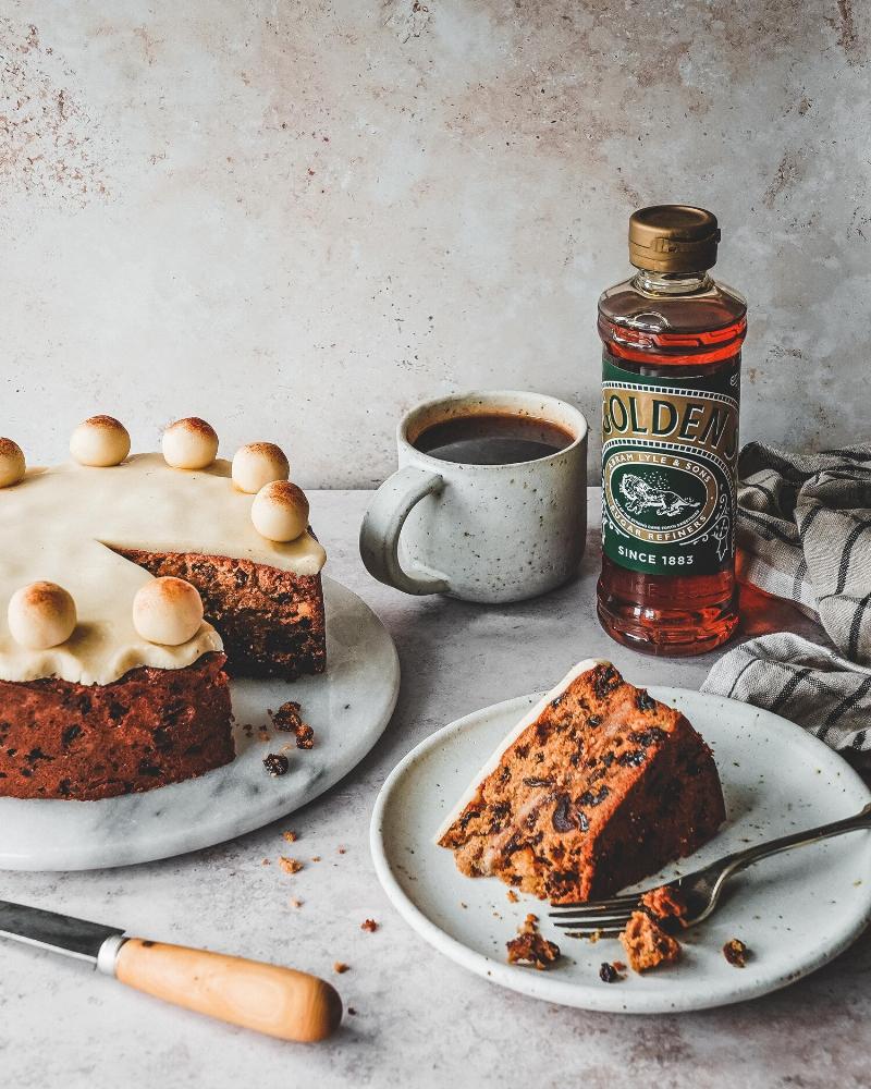 Perfectly Baked Fruit Cake with Evenly Distributed Fruit