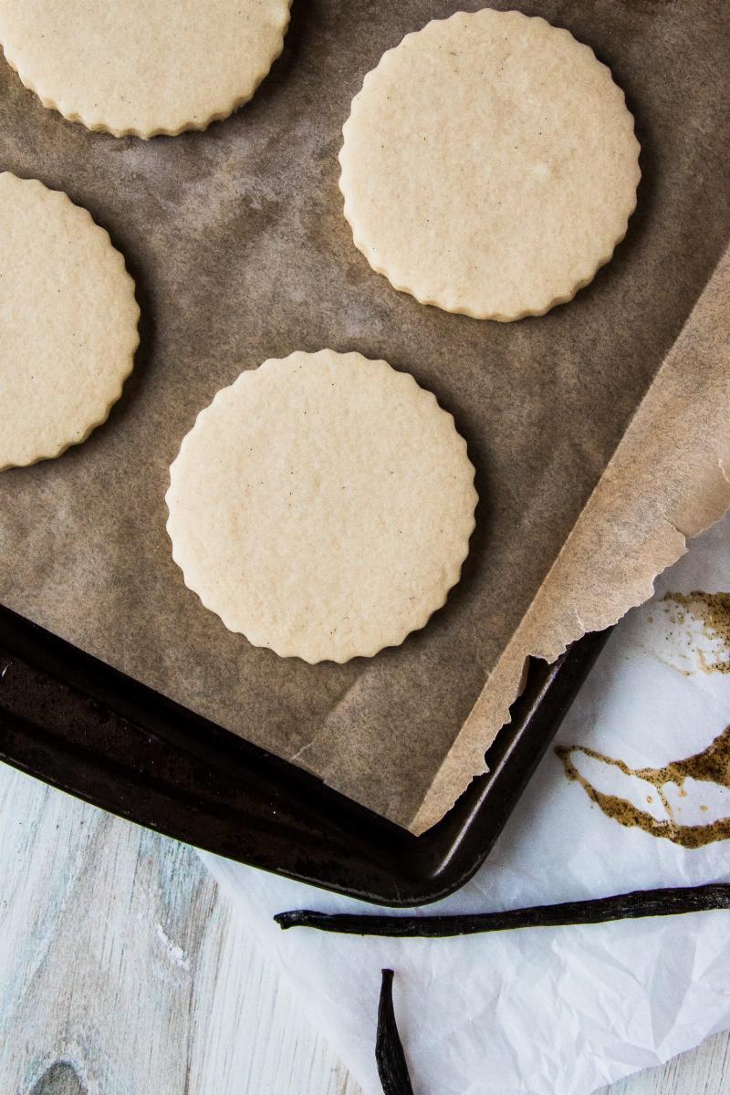 Perfectly Baked Sugar Cookies on a Cooling Rack