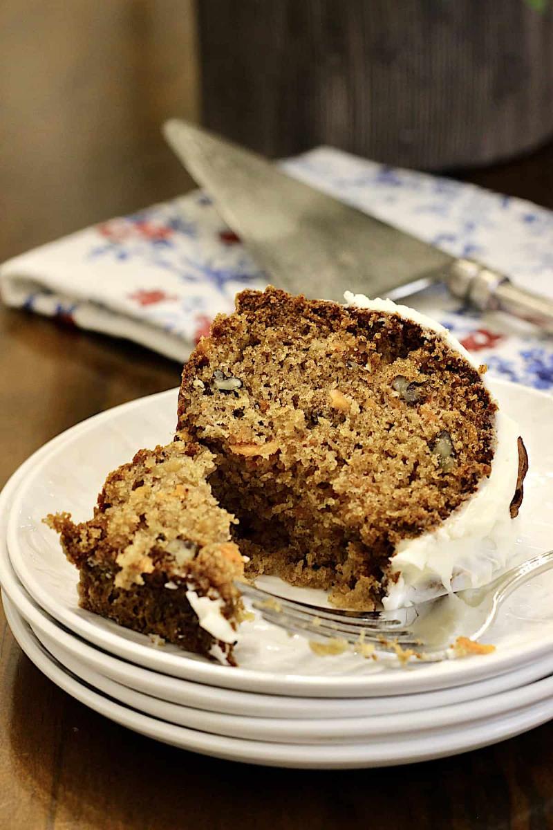 Pineapple Carrot Cake Slice