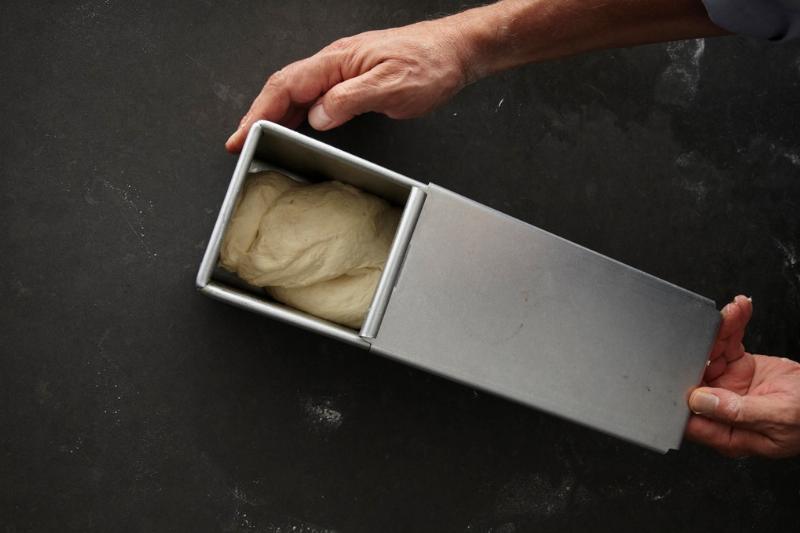 Pullman Bread Proofing in Pan