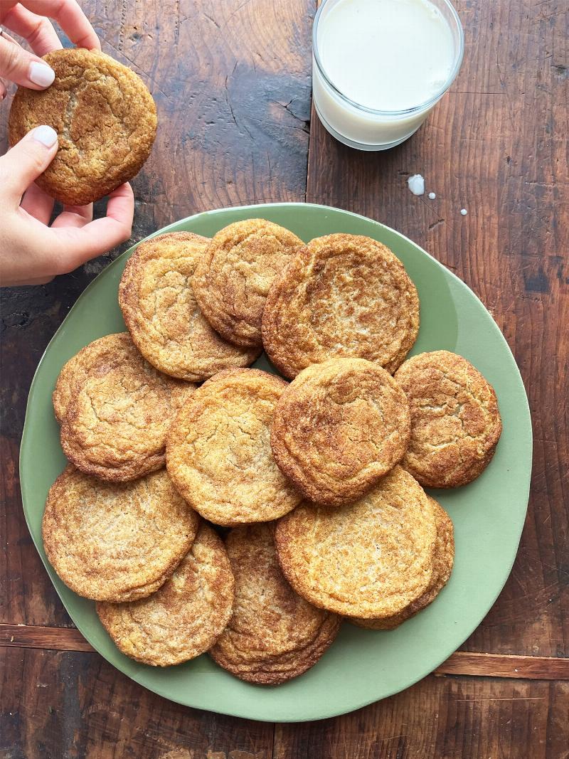 Pumpkin Snickerdoodle Cookie Dough