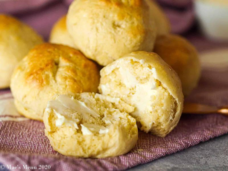 Quick Dinner Rolls Made with Baking Powder