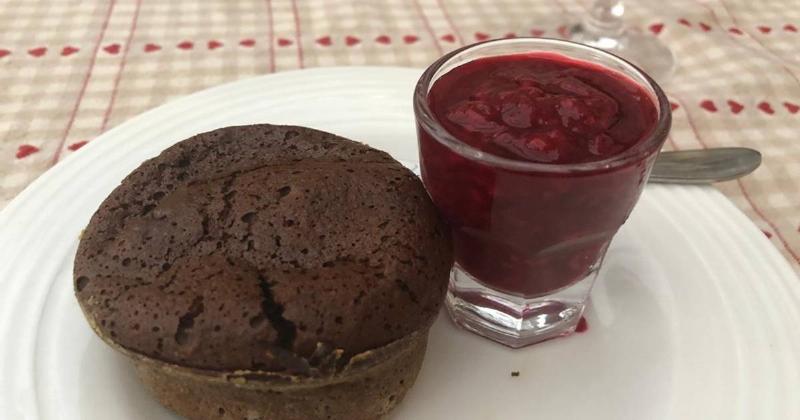 Raspberry Chocolate Lava Cake