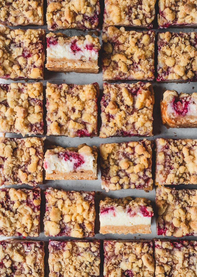 Raspberry Swirl Lemon Bars