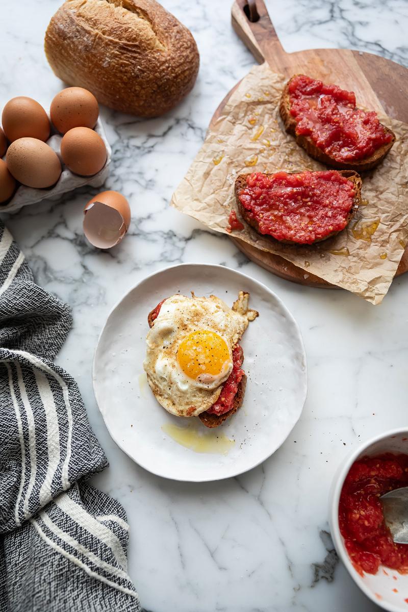 Ripe tomatoes for tomato bread recipe