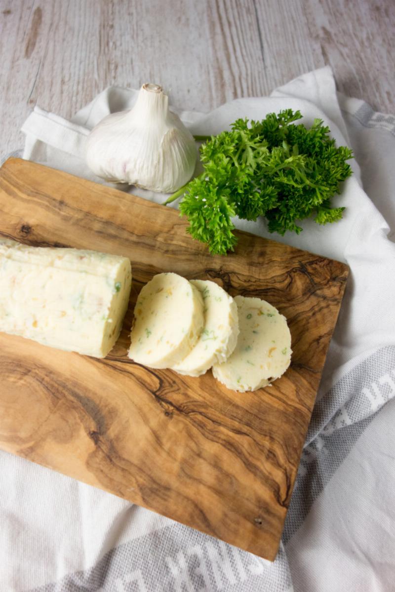 Roasted Garlic Butter Preparation