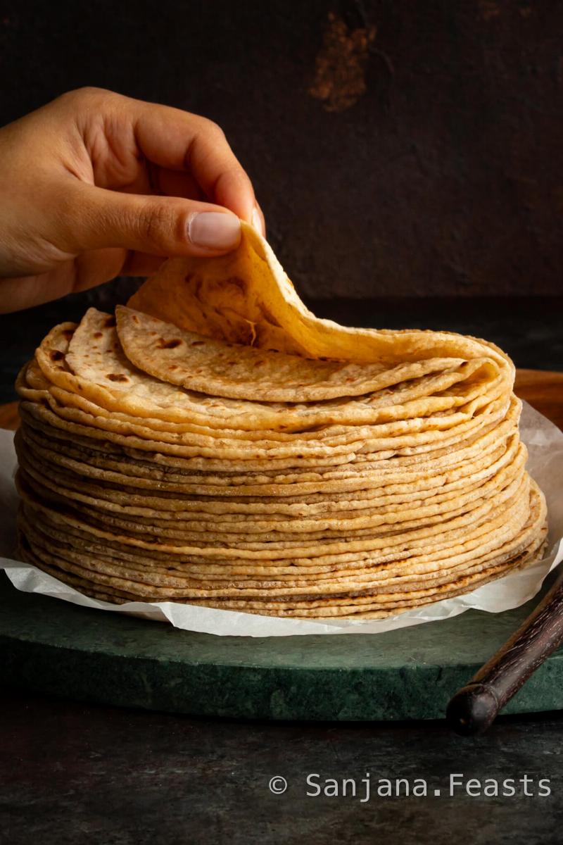 Rolling and Cooking Flatbread