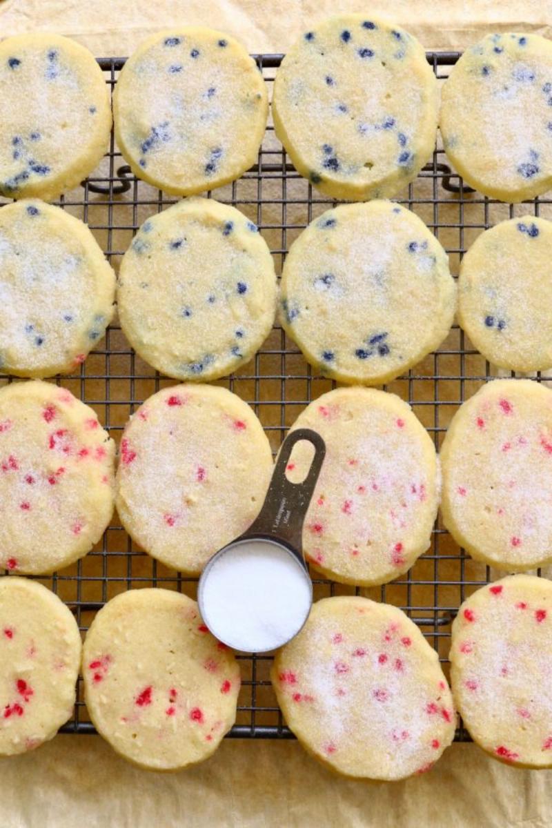 Rolling and Cutting Rose Cookies