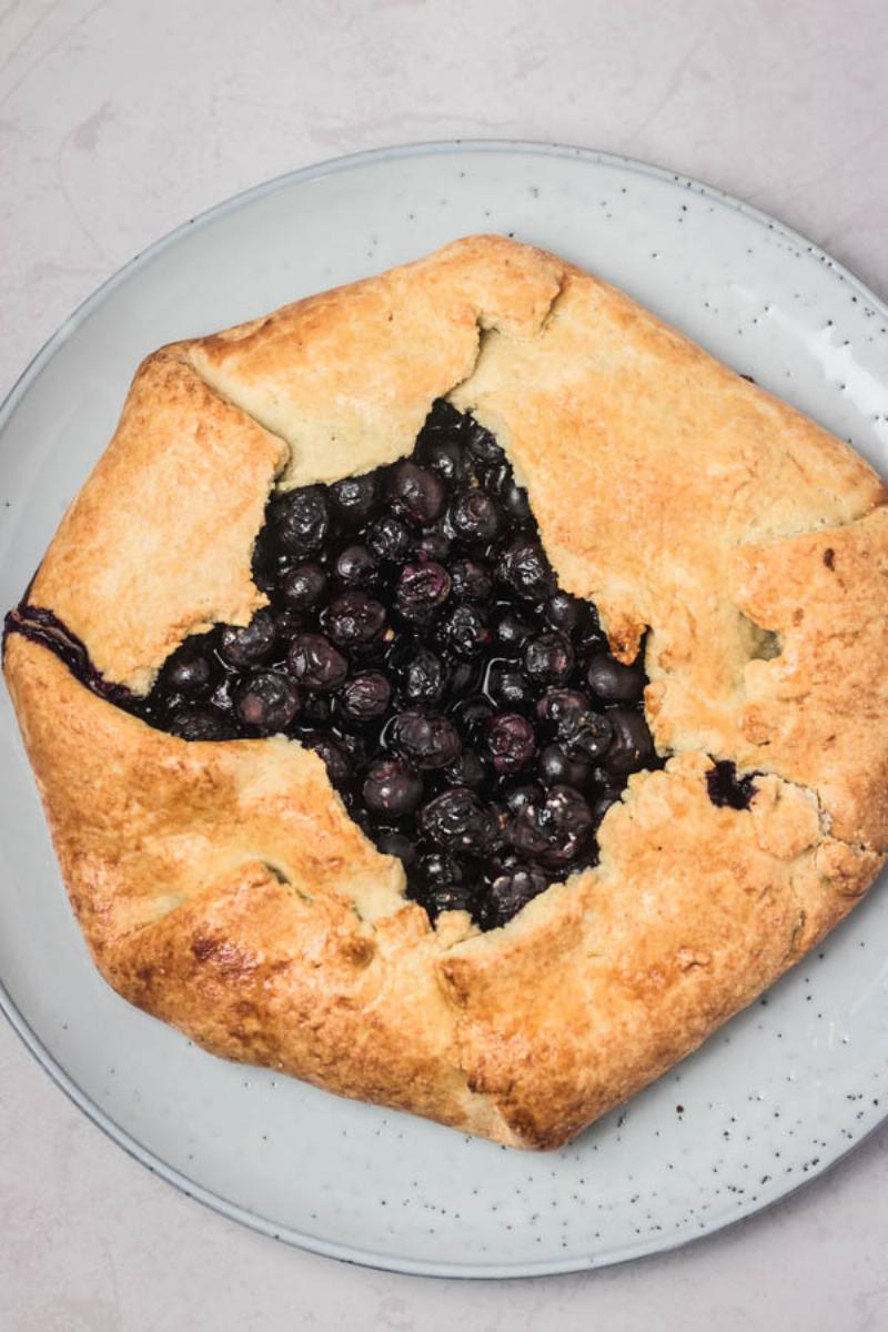 Easy Rustic Blueberry Galette Recipe