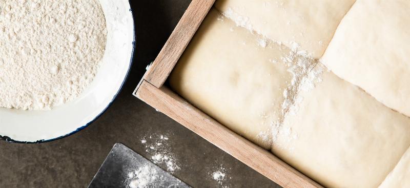 Shaped Dough Prepared for Cold Proofing