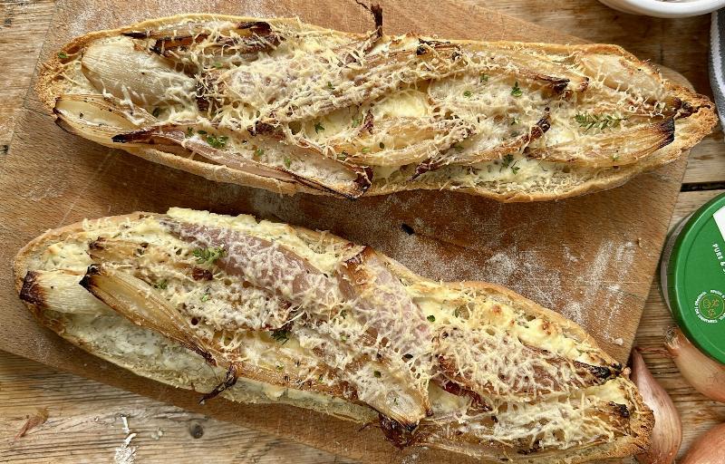 Shaping French Baguette Dough into Classic Long Loaves