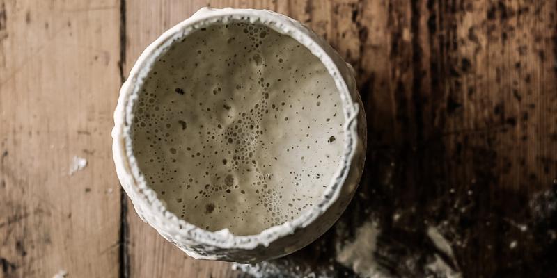 Shaping Sourdough Naan