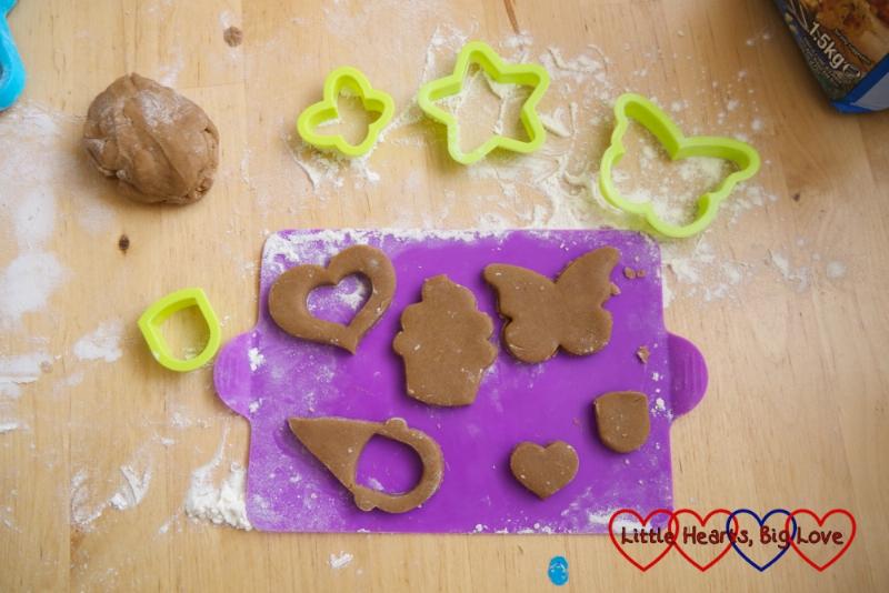 Silicone Baking Mat with Cookie Dough