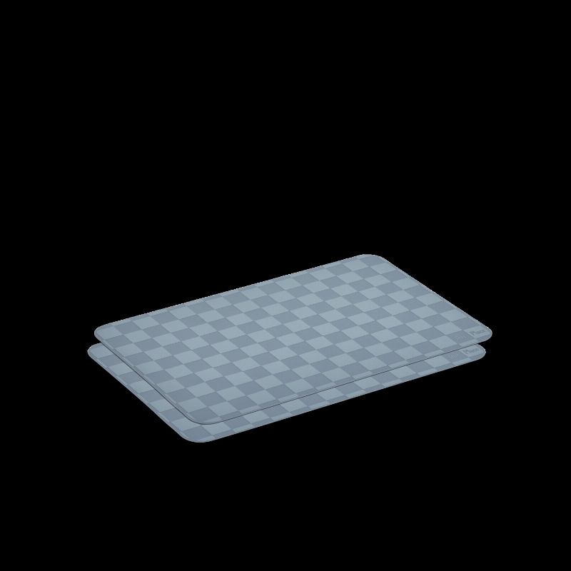 Placing a Silicone Baking Mat on a Baking Sheet