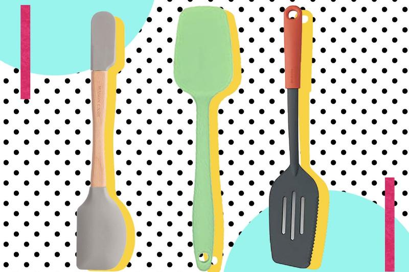 Variety of Silicone Spatulas for Baking