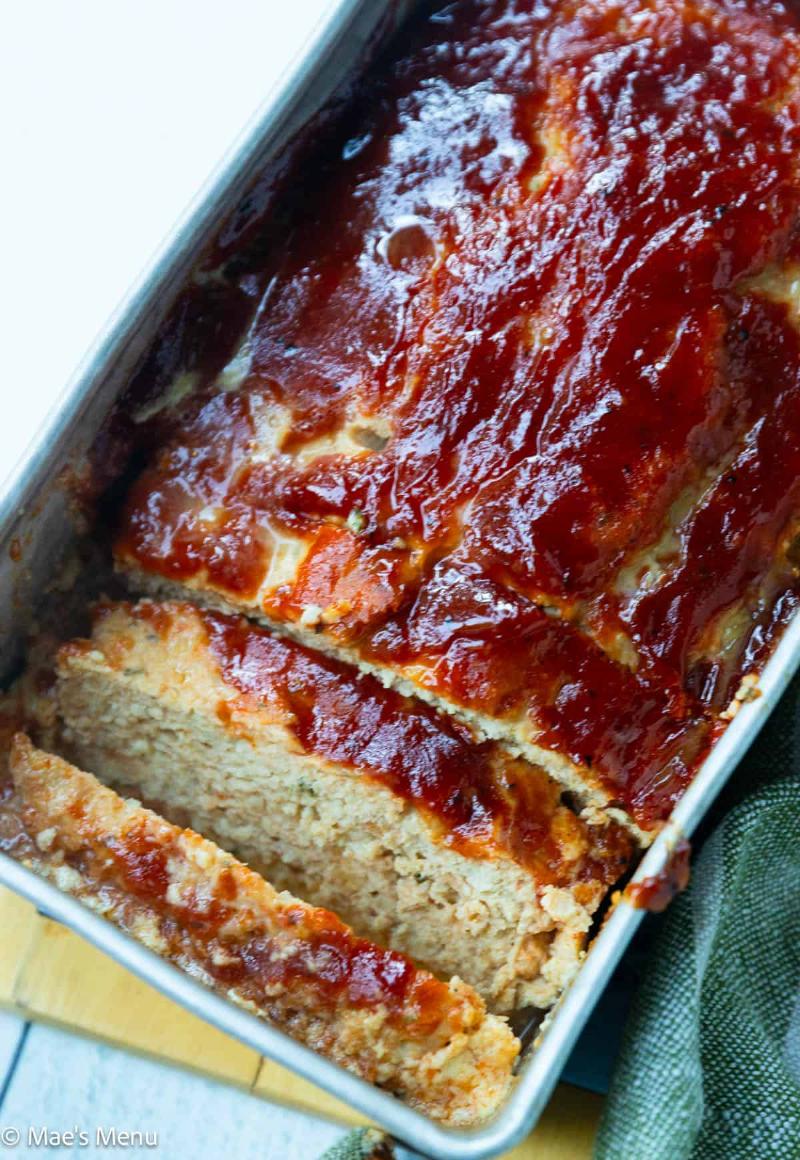 Sliced Meatloaf Close-up