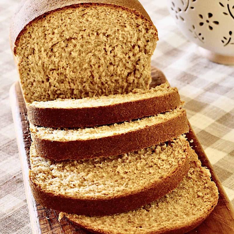 Sliced Whole Wheat Bread Loaf