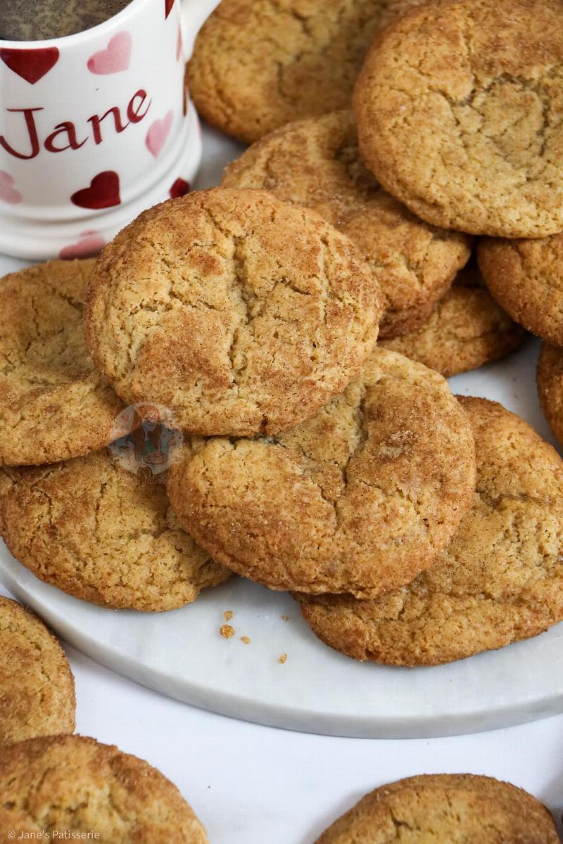 Snickerdoodle Cookies in Cinnamon Sugar Coating