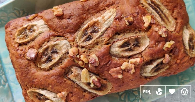 Spiced Vegan Banana Bread with Walnuts