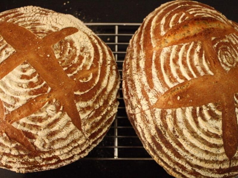 Tartine Bread Mixing Dough