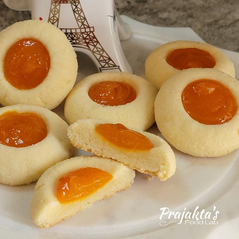 Thumbprint Cookies Baking Process