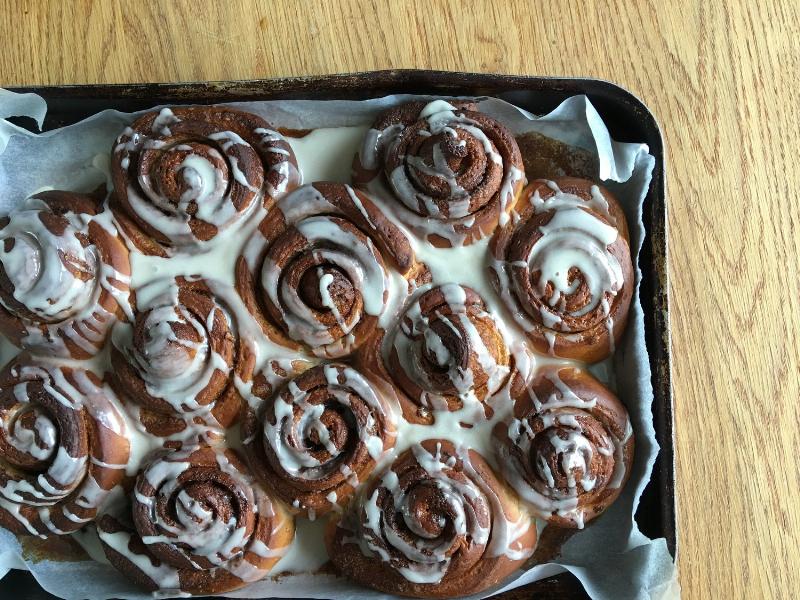 Various Cinnamon Bun Variations