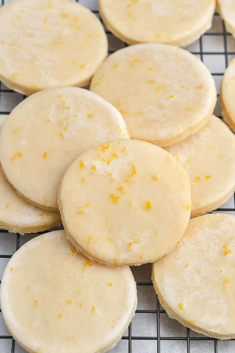 Vegan Lemon Cookie Dough Preparation