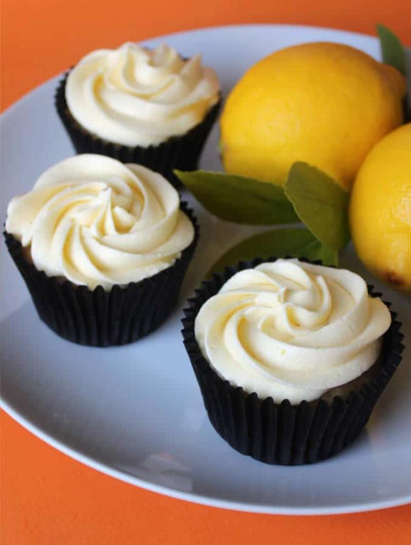 Vegan Lemon Cupcakes Baking