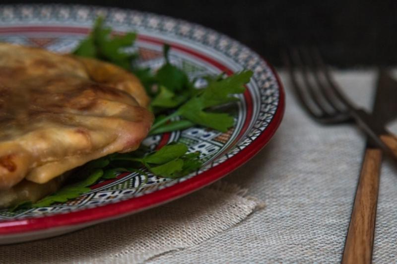 Vegan Pita Bread Filled with Vegetables