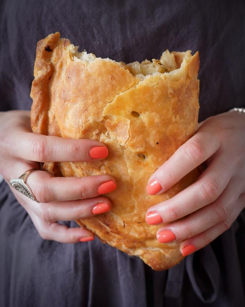 Vegan Puff Pastry Ingredients: Flour, Vegan Butter, Ice Water