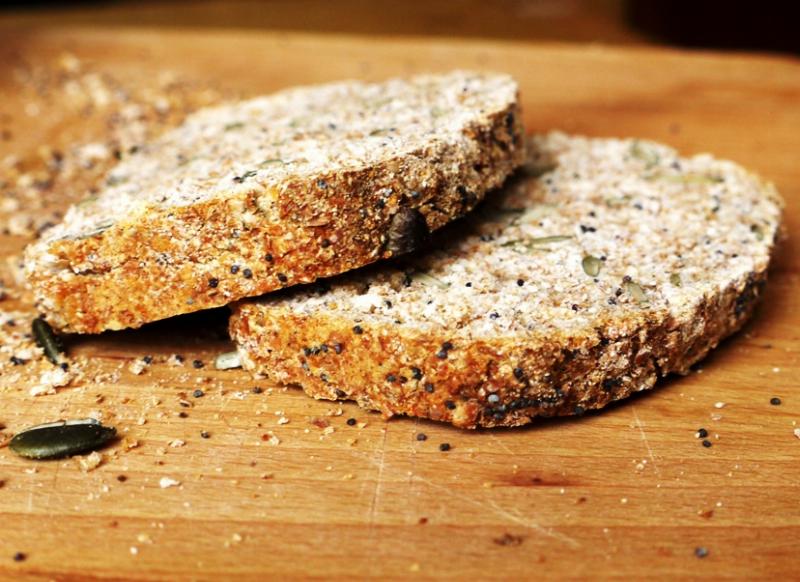 Variations of Whole Grain Bread with Seeds and Herbs