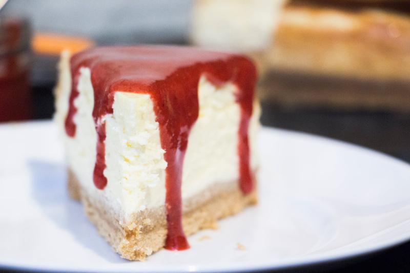 Perfect New York Cheesecake Slice
