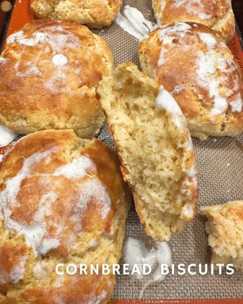 Serving Southern Cornbread with Honey