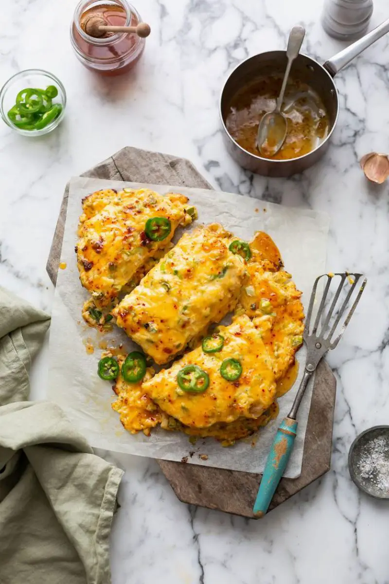 Spicy Jalapeño Cheddar Keto Cornbread Cake