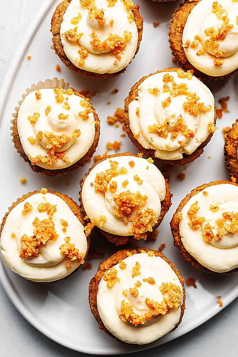 Healthy and Delicious Keto Carrot Cake Cupcakes