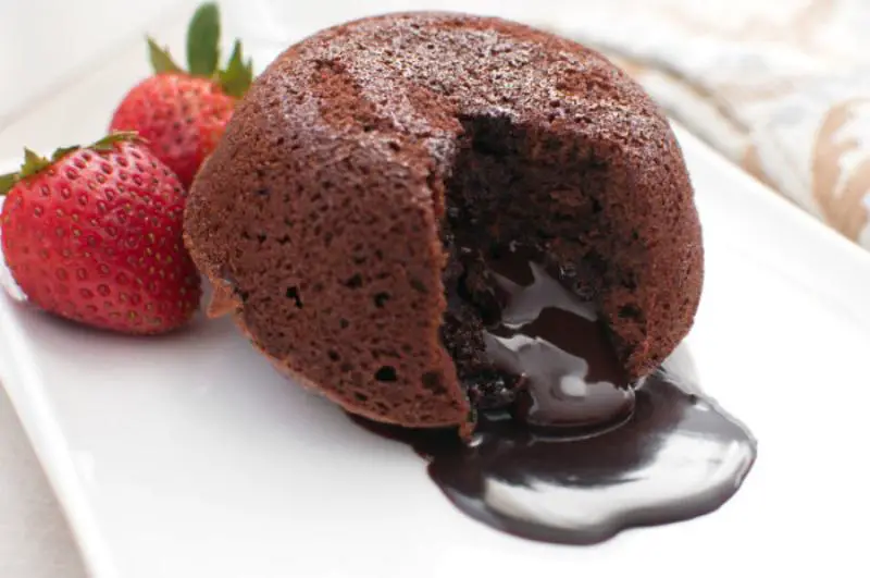 Keto Chocolate Lava Cake in Air Fryer