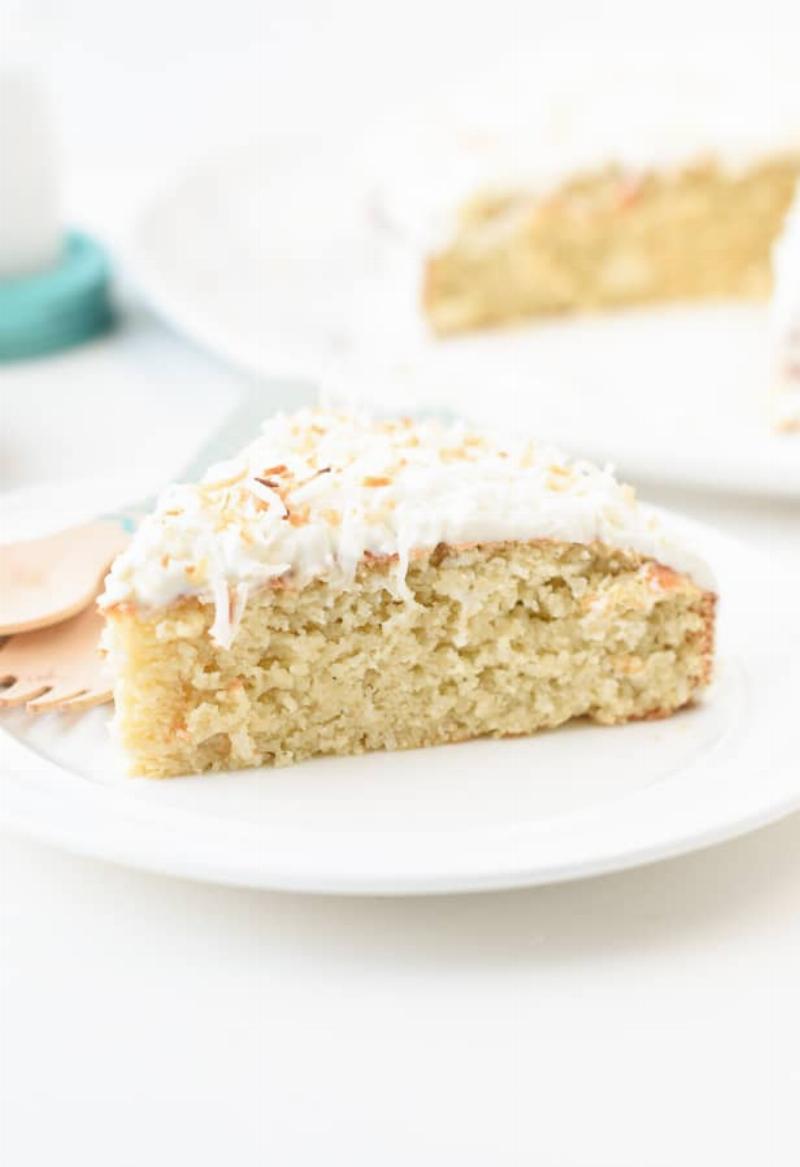 Tropical Keto Coconut Cream Cake