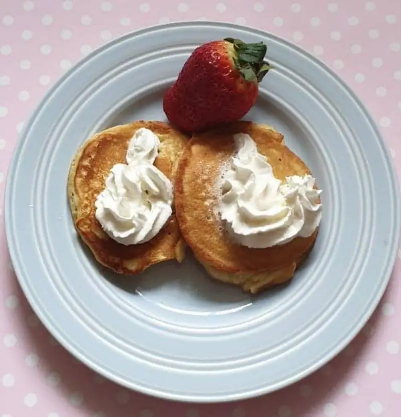 Keto Coconut Flour Cake with Whipped Cream and Berries