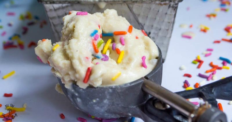 Colorful Keto Funfetti Cake with Sugar-Free Sprinkles