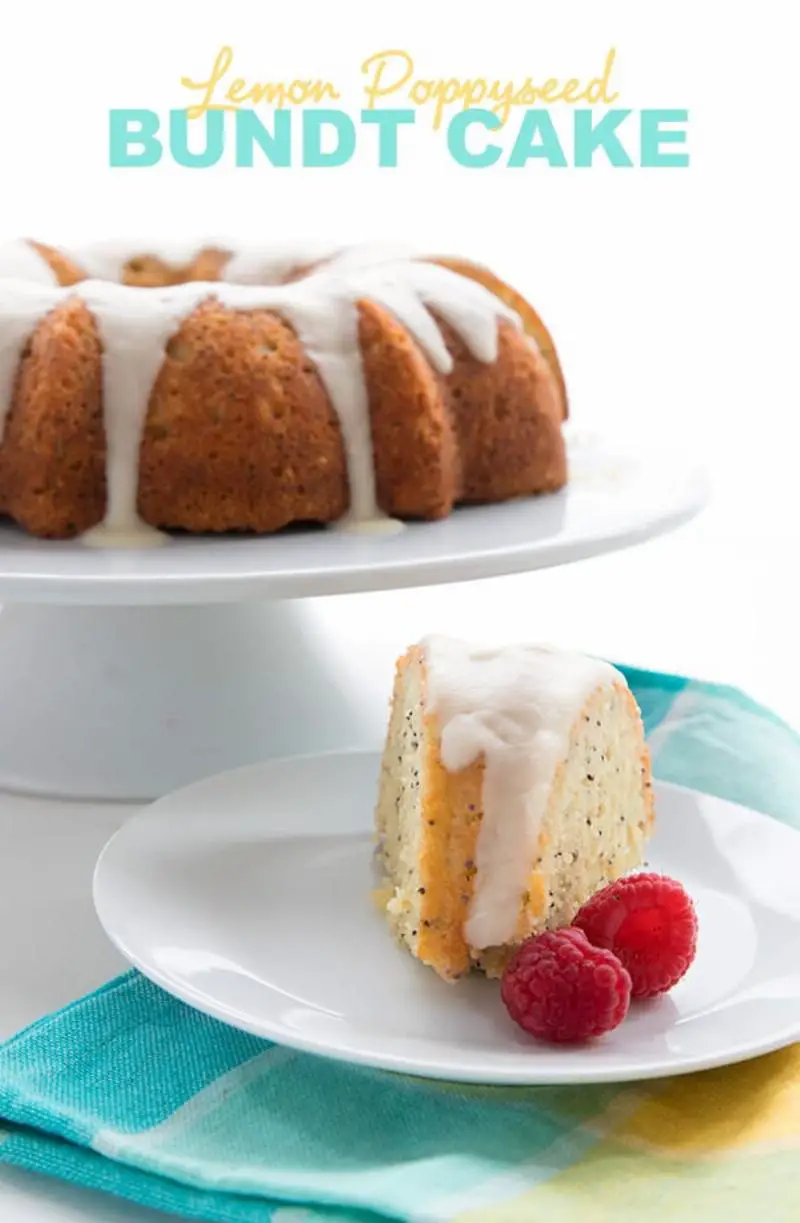 Individual Keto Lemon Poppy Seed Cake