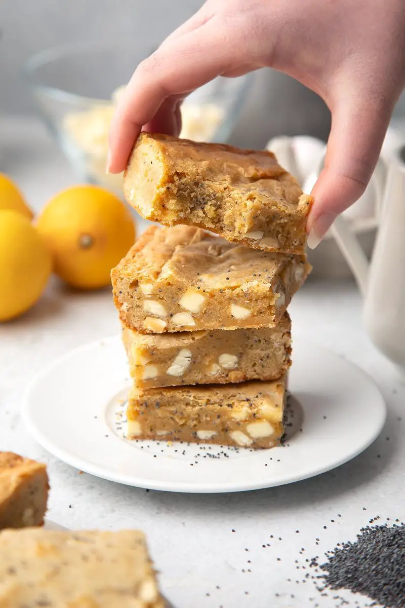 Keto Lemon Poppy Seed Cake with Chocolate Chips