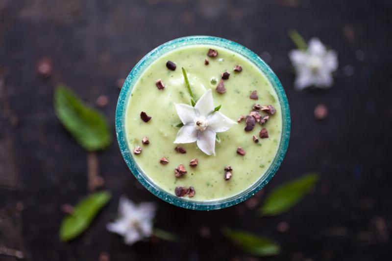 Keto Mint and Avocado Cake