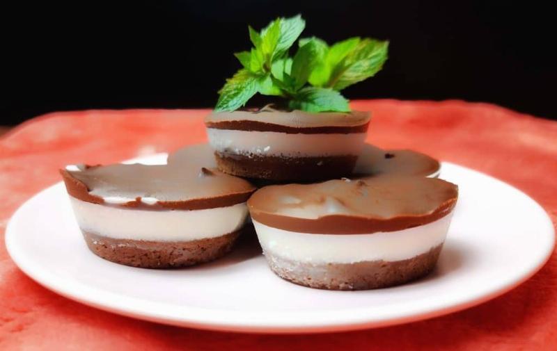Ingredients for Keto Mint Cake