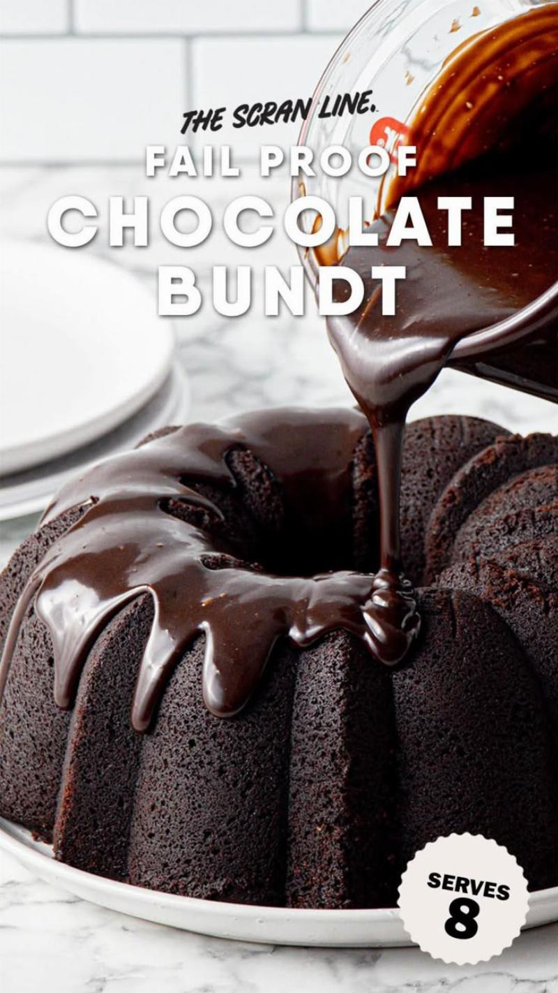 Keto Pecan Bundt Cake - A beautifully decorated bundt cake with a swirl of pecans, ideal for a special occasion.