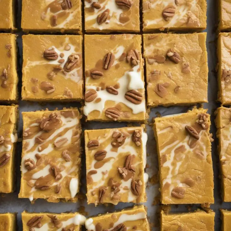 Easy Keto Pumpkin Cheesecake Bars