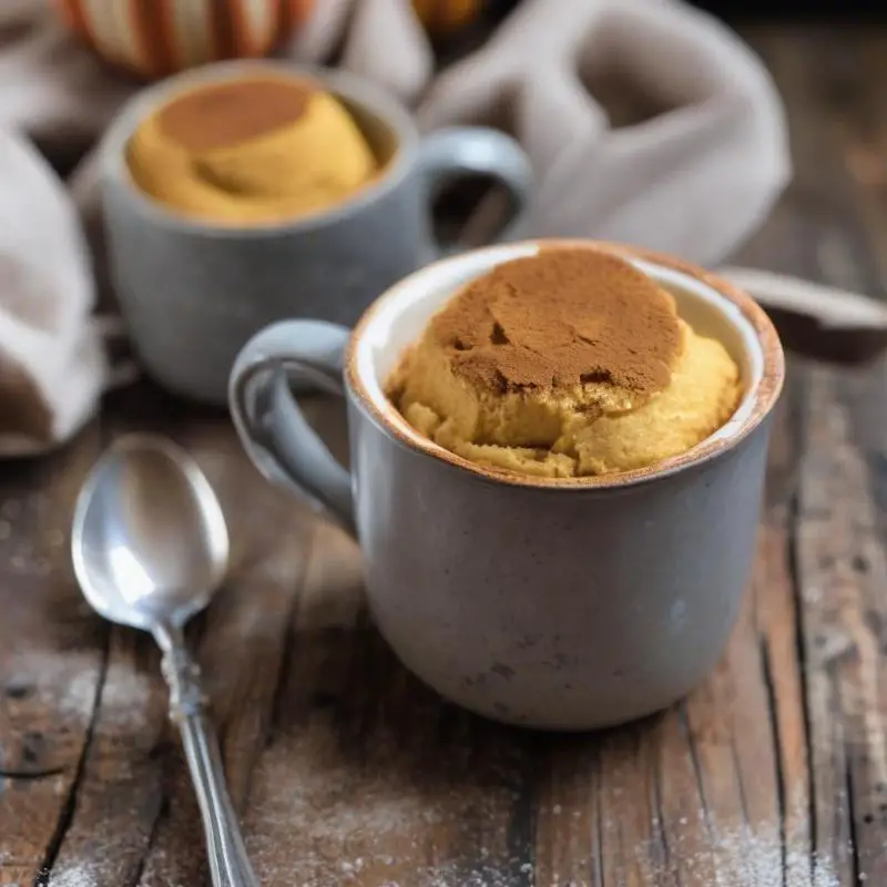 Quick Keto Pumpkin Mug Cake Recipe
