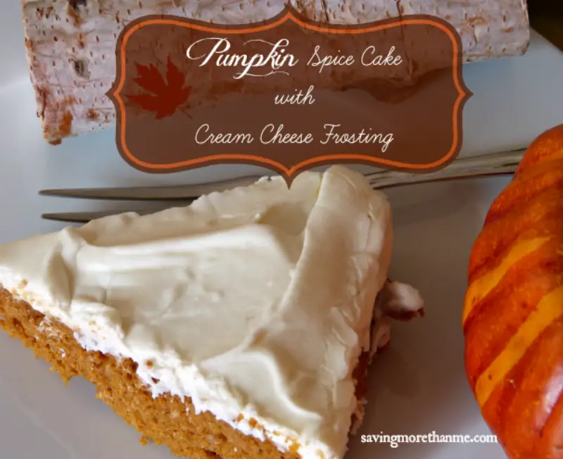 Keto Pumpkin Spice Cake with Cream Cheese Frosting